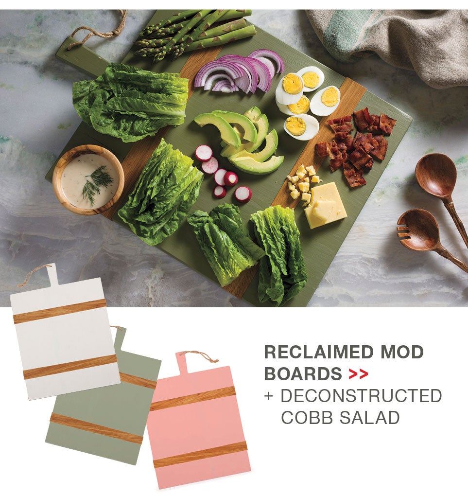 Reclaimed Mod Boards + Deconstructed Cobb Salad 