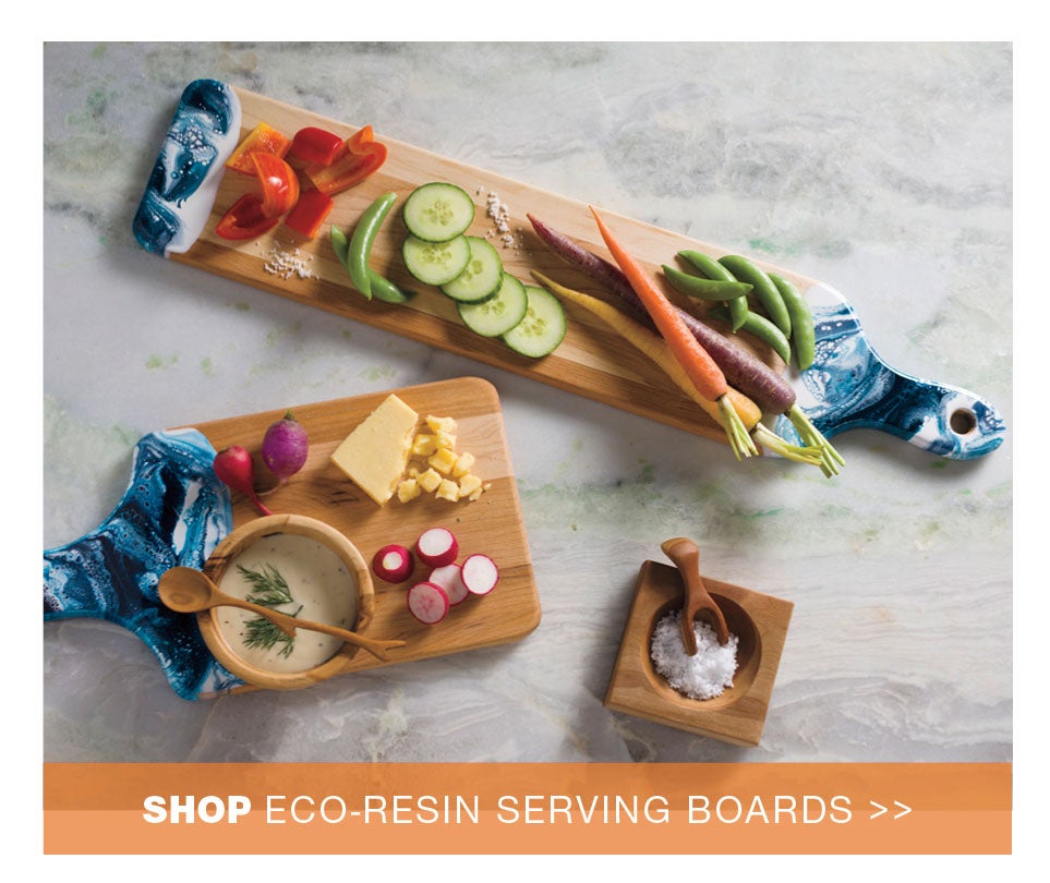 shop eco-resin serving boards
