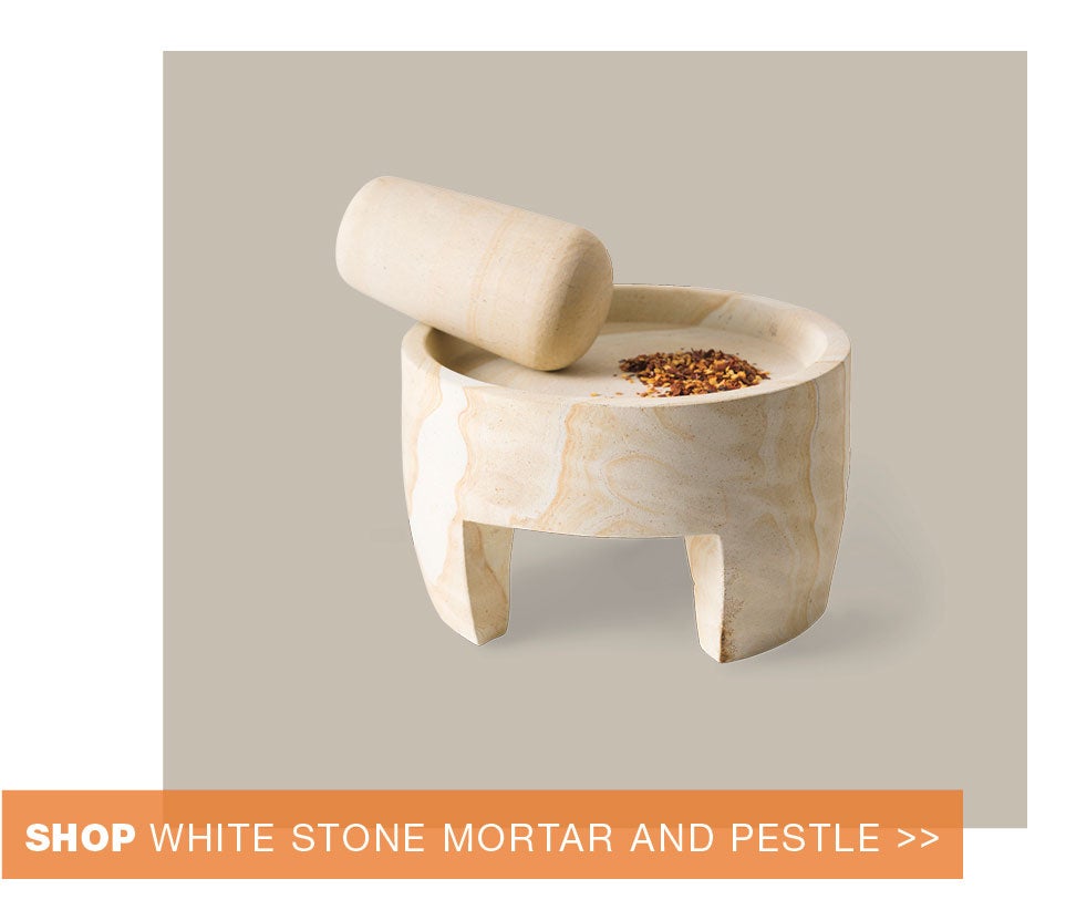 shop white stone mortar and pestle
