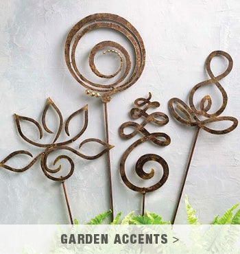 Image of Zen Symbols Garden Stakes - Garden Accents