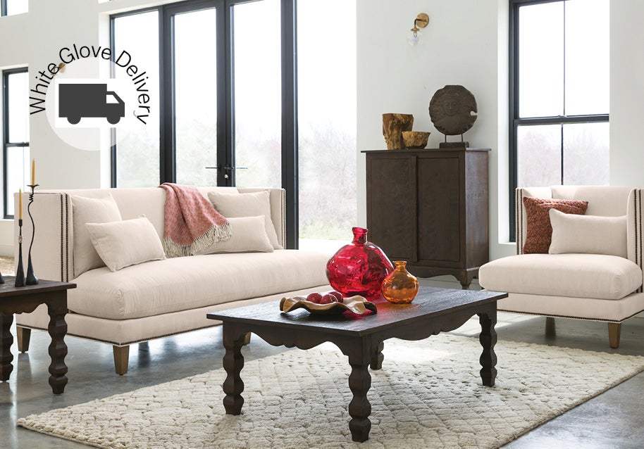 Image of Madrid Sofa & Chair with White Glove Delivery. Shop Free-Ship Furniture