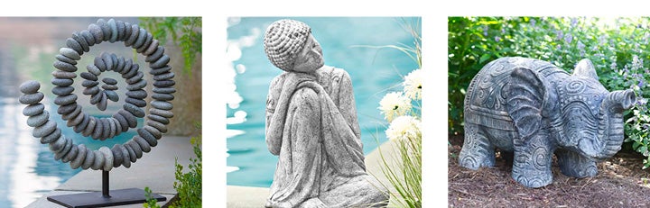 Image of assortment of outdoor statues - Shop Outdoor Statues