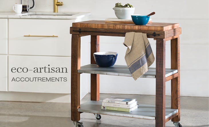 Image of Butcher Block Kitchen Island. eco-artisan ACCOUTREMENTS