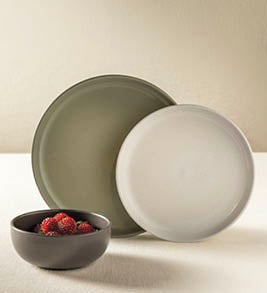 Image of Terra Green Stone Dinnerware