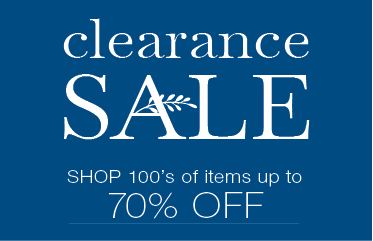 clearance SALE SHOP 100's of items up to 70% off