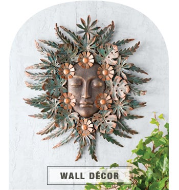 Lifestyle Image of Forest Woman Face on wall. WALLDÉCOR