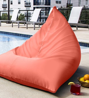 Image of All-Weather Twist Bean Bag Chair