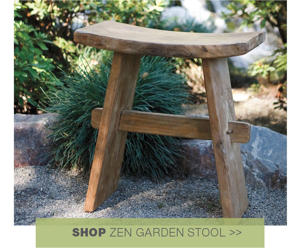 zen garden stool