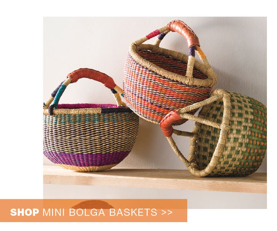 Shop Mini Bolga Baskets